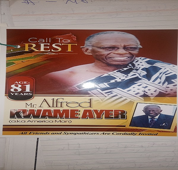 Alfred Kwame Ayer, Deceased