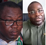 NDC National Chairman, Samuel Ofosu Ampofo and Charles Bissue
