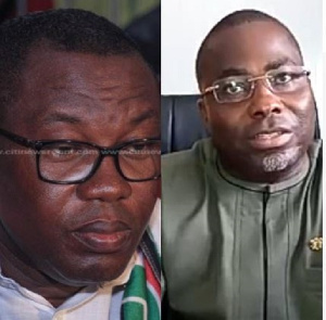 NDC National Chairman, Samuel Ofosu Ampofo and Charles Bissue