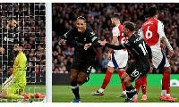 van Dijk has opened up on how he was able to go past Partey to score in their thrilling 2-2 draw