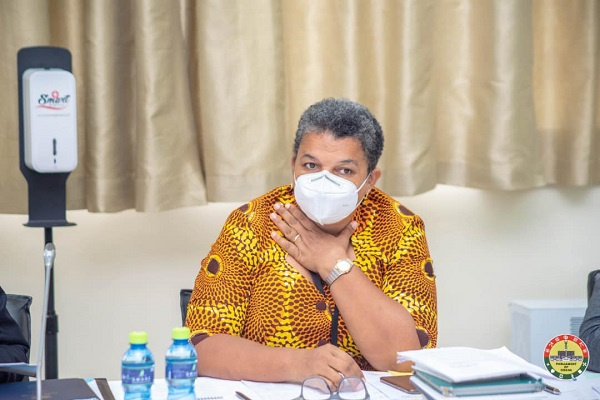 Member of Parliament for Awutu Senya West, Gizella Tetteh Agbotui