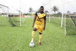 Medeama striker Ahmed Toure