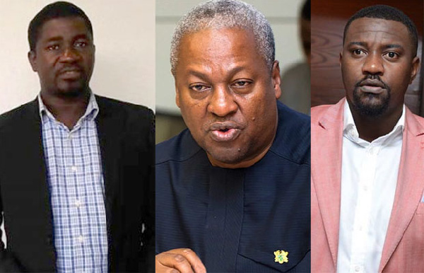 Siidi Abubakar, John Mahama and John Dumelo