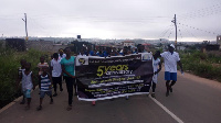 The health walk commenced from Ayawaso junction and ended at the Church premises.