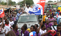 Nana Addo Dankwa Akufo-Addo, NPP Flag bearer on a campaign tour