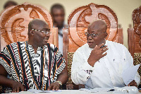 President Akufo-Addo (right) and Vice President Dr Mahamudu Bawumia (left)