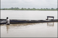 The accident happened when part of the large wooden boat collapsed, taking in water before capsizing