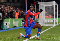 Schlupp finished the season with a goal for Palace