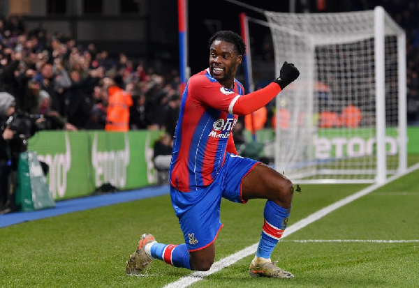 Schlupp finished the season with a goal for Palace