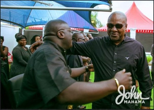 John Mahama and Julius Debrah