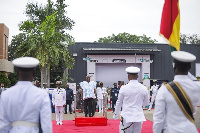 Nana Akufo-Addo at the Maritime Defence Exhibition and Conference