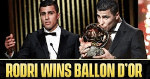 Rodri becomes first Man City player to win the Ballon d'Or