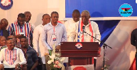 Former President John Agyekum Kufuor addressing delegates at the conference