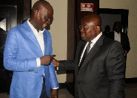 Haruna Iddrisu with Nana Addo