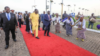 President Ruto was welcomed by Vice President Mahamudu Bawumia at the Kotoka International Airport