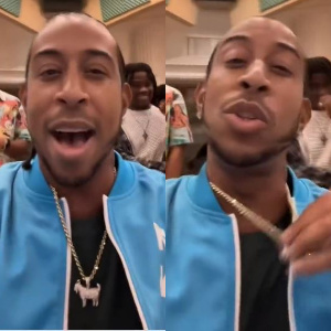 Ludacris expressing his love for Ghana