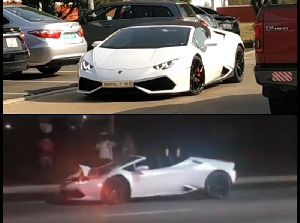 The Lamborghini Huracan before and after