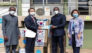 Korea Donates Facemasks