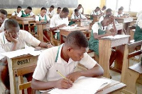 Senior High School students in a classroom. File photo