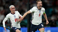 Captain Harry Kane as im celebrate England final qualification