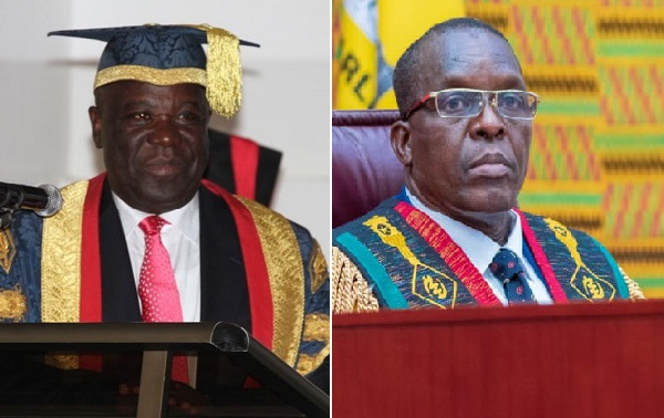 Combination photo of Sam Jonah (left) and Speaker Alban Bagbin