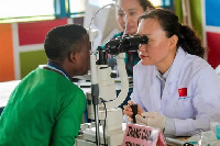 The Chinese medical brigade is based in the LEKMA hospital in Accra