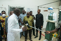 President Akufo-Addo visited Kotoka International Airport, Tema General Hospital & Ridge Hospital