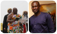 President Akufo-Addo [left], Arhin [right]