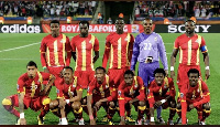 A photo of the Black Stars 2010 team