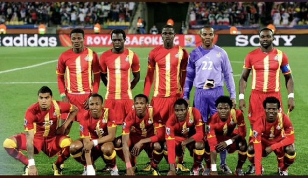 A photo of the Black Stars 2010 team