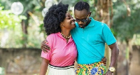 Okyeame Kwame and wife Annica Nsiah-Apau