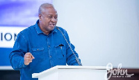 John Dramani Mahama, leader of the National Democratic Congress