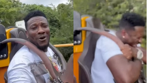 Asamoah Gyan On A Rollercoster 