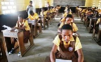 Students sitting for exams