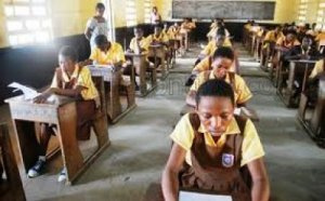 Students sitting for exams