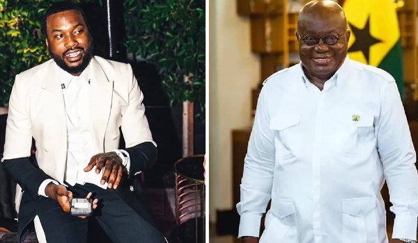 Meek Mill and President Akufo-Addo