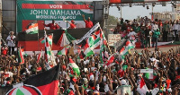 NDC supporters