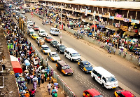 A market in Ghana