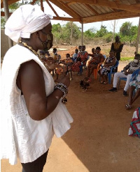 Nana Anima Ahwenepa, the Queen-Mother of Dwenase in Tano North