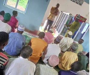 Member of NCCE addresses a Muslim congregation