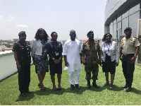 NPA officials after the meeting with Brig. Gen. Peter Nicholas Andoh