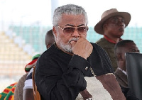 Former president Flt. Lt. Jerry John Rawlings