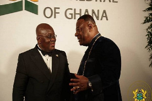 Duncan Williams (right) with President Akufo-Addo (left)