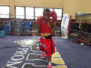 Promising Ghanaian boxer, Prince Larbie