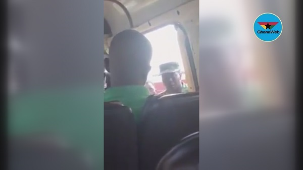 The soldier encouraged the passengers to endure today's hardships