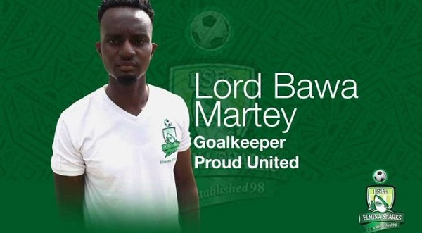 Goalkeeper Lord Bawa Martey