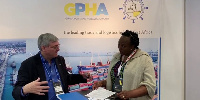 Esther Gyebi-Donkor, General Manager, Marketing and Corporate Affairs of GPHA (R)