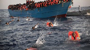 A phot of Europe Libya Migrants