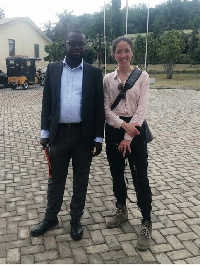 Joseph Wemako with Erin Banco