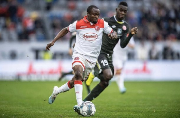 Bernard Tekpetey won't be in action as Bundesliga returns this weekend